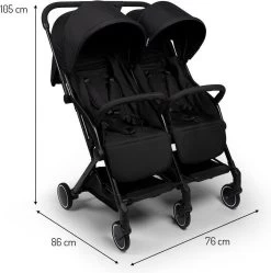 Baninni Duo Buggy Adige Zwart 31 Baninni Duo Buggy Adige Zwart -Babyproducten Uitverkoop 1189x1200 4