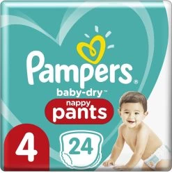 Pampers® Pampers Baby-Dry Pants Maat 4 (9kg-15kg) - 24 Luierbroekjes -Babyproducten Uitverkoop 1189x1200 9