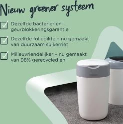 Tommee Tippee Milieuvriendelijke Twist & Click Luieremmer - Met 1 Navulcassette - Roze -Babyproducten Uitverkoop 1190x1200 20