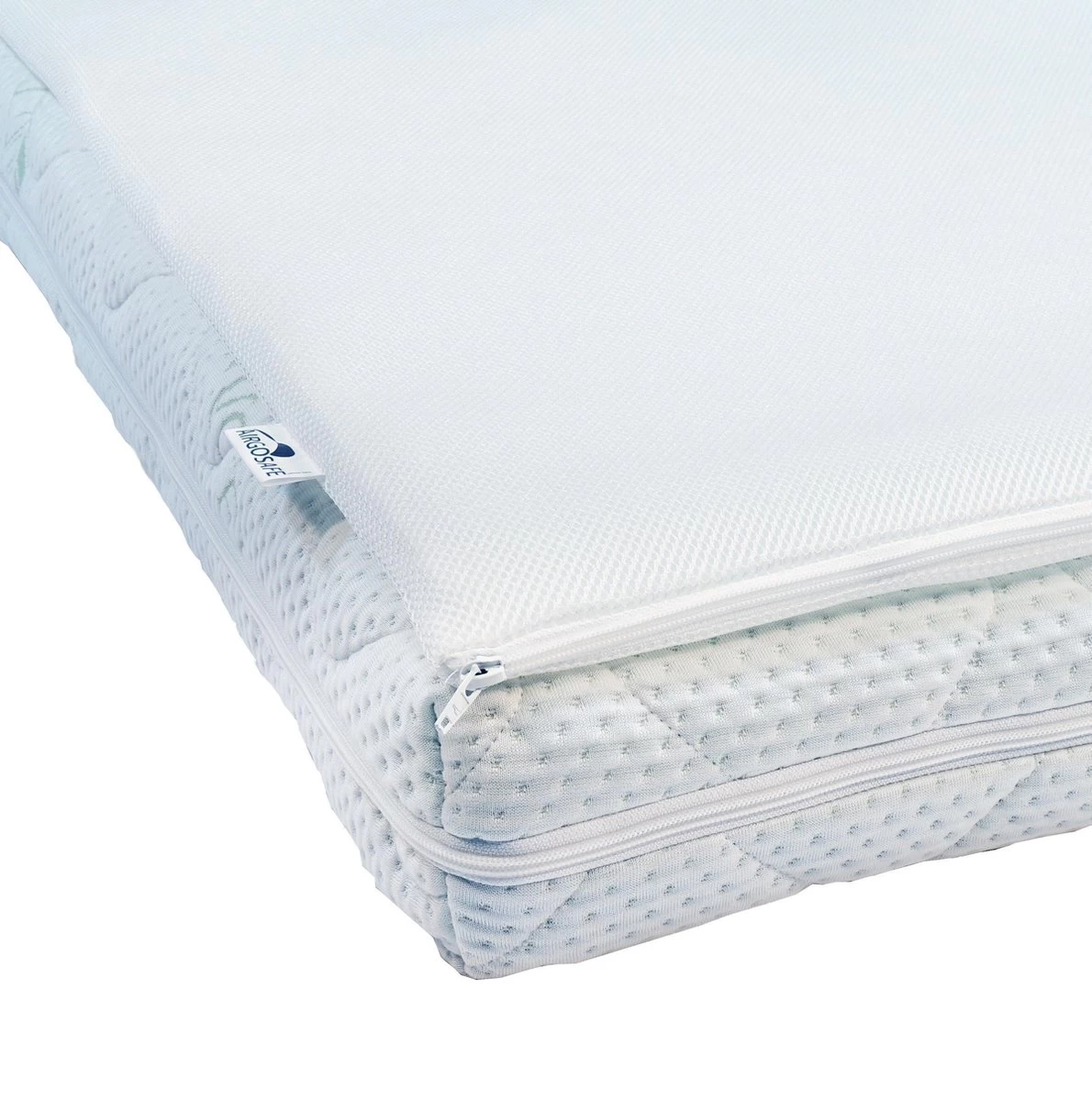ABZ Babymatras Combi Witte Panter - Inclusief Topper Airgosafe - 60x120 Cm 11 ABZ Babymatras Combi Witte Panter - Inclusief Topper Airgosafe - 60x120 Cm - Afbeelding 11