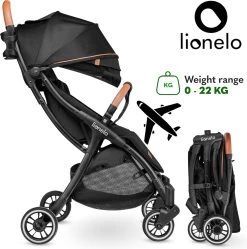 Lionelo Buggy Julie One - Kinderwagen Premium - Automatisch Opvouwen - Wandelwagen Tot 22 Kg - Comfortabele Zitje