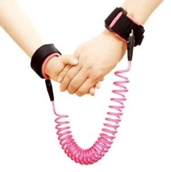 *** Polstuigje 360 Roze - Polsband/Kind - Veilig Onderweg - Van Heble® ***
