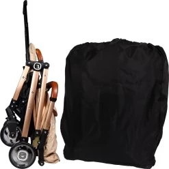 Ding Vivo Wandelwagen - Beige/Rose - Inklapbare Buggy - Inclusief Boodschappenmandje En Zonnekap -Babyproducten Uitverkoop 1193x1200 5