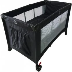 Ding Deluxe Black Campingbedje Incl. Bodemverhoger -Babyproducten Uitverkoop 1195x1200 1