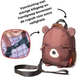 Kindertuigje Met Looplijn - Rugzak Voor Peuter & Kleuter - Tuigje Kind - Rugzaktuigje - Beer -Babyproducten Uitverkoop 1195x1200 8