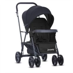 Joovy Caboose Graphite Stand On Tandem Buggy - Zwart - Duo Buggy - Dubbele Buggy