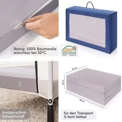 Hauck Dream N Play Campingbedje Set - Met Matras En Muggennet - Beige -Babyproducten Uitverkoop 1198x1200 8