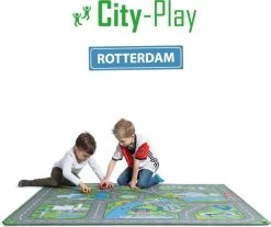 Speelkleed Rotterdam City-Play - Autokleed - Verkeerskleed - Speelmat Rotterdam -Babyproducten Uitverkoop 1200x1007