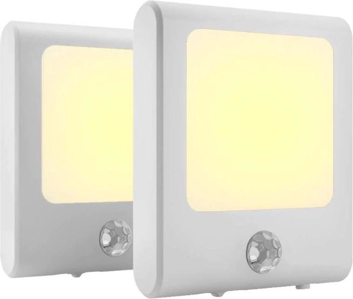 Merkloos 2 X Stopcontact Lampje Met Bewegingssensor – Plugin Ledlamp – Nachtlampje - Warm Licht – Dimbaar 1 Merkloos 2 X Stopcontact Lampje Met Bewegingssensor – Plugin Ledlamp – Nachtlampje - Warm Licht – Dimbaar