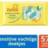 Zwitsal - Sensitive Snoetenpoetsers - Beestenboel - 1 X 57 Stuks - 57 Toetendoekjes