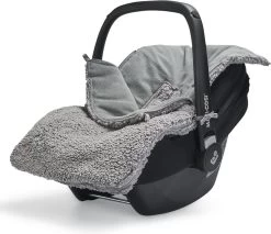 Jollein Voetenzak Voor Autostoel & Kinderwagen - Teddy - Storm Grey -Babyproducten Uitverkoop 1200x1033 2