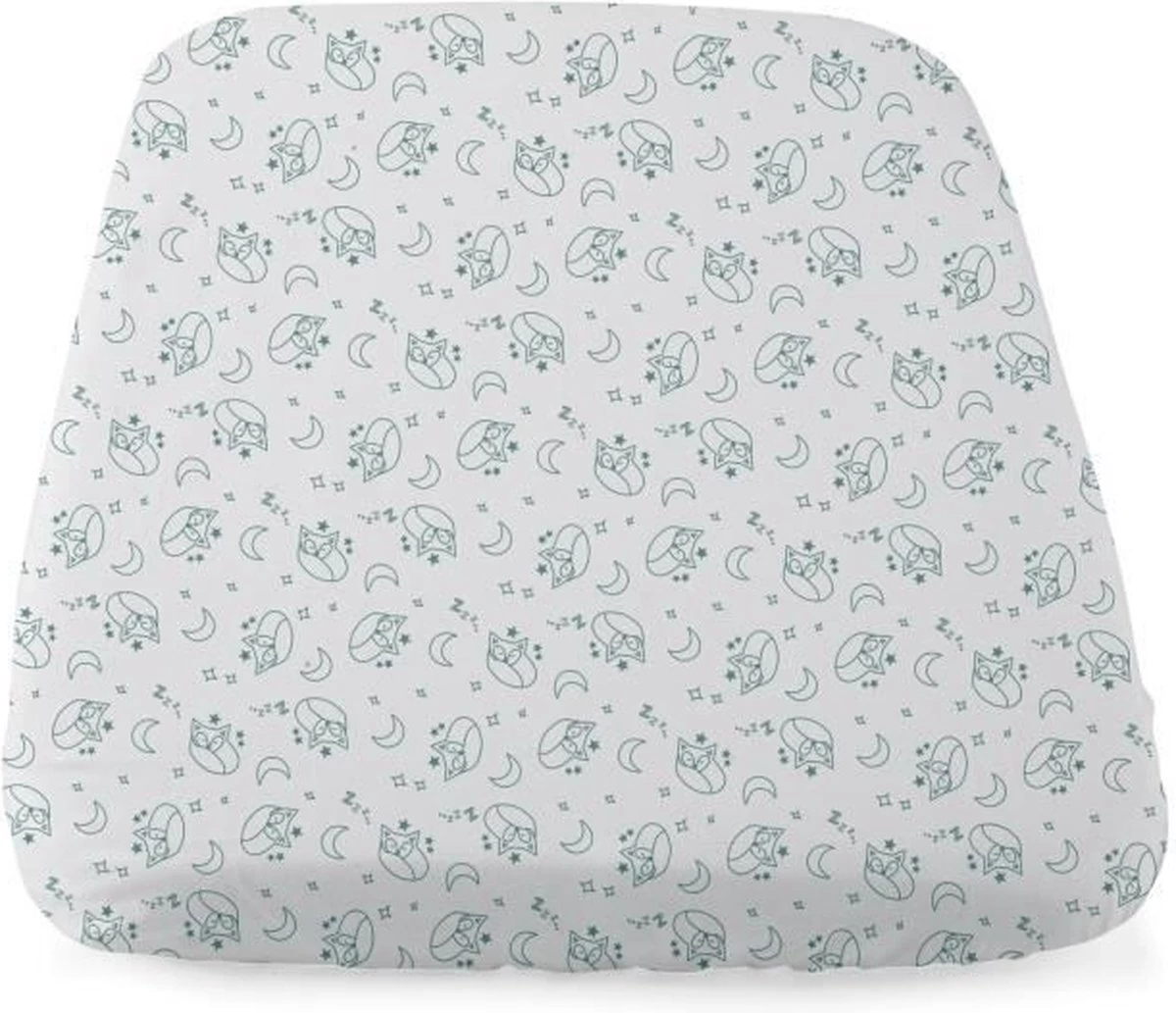 Chicco - Set Van 2 Hoeslakens Blauw Vossenpatroon - Voor Next2Me Wieg 7 Chicco - Set Van 2 Hoeslakens Blauw Vossenpatroon - Voor Next2Me Wieg - Afbeelding 7