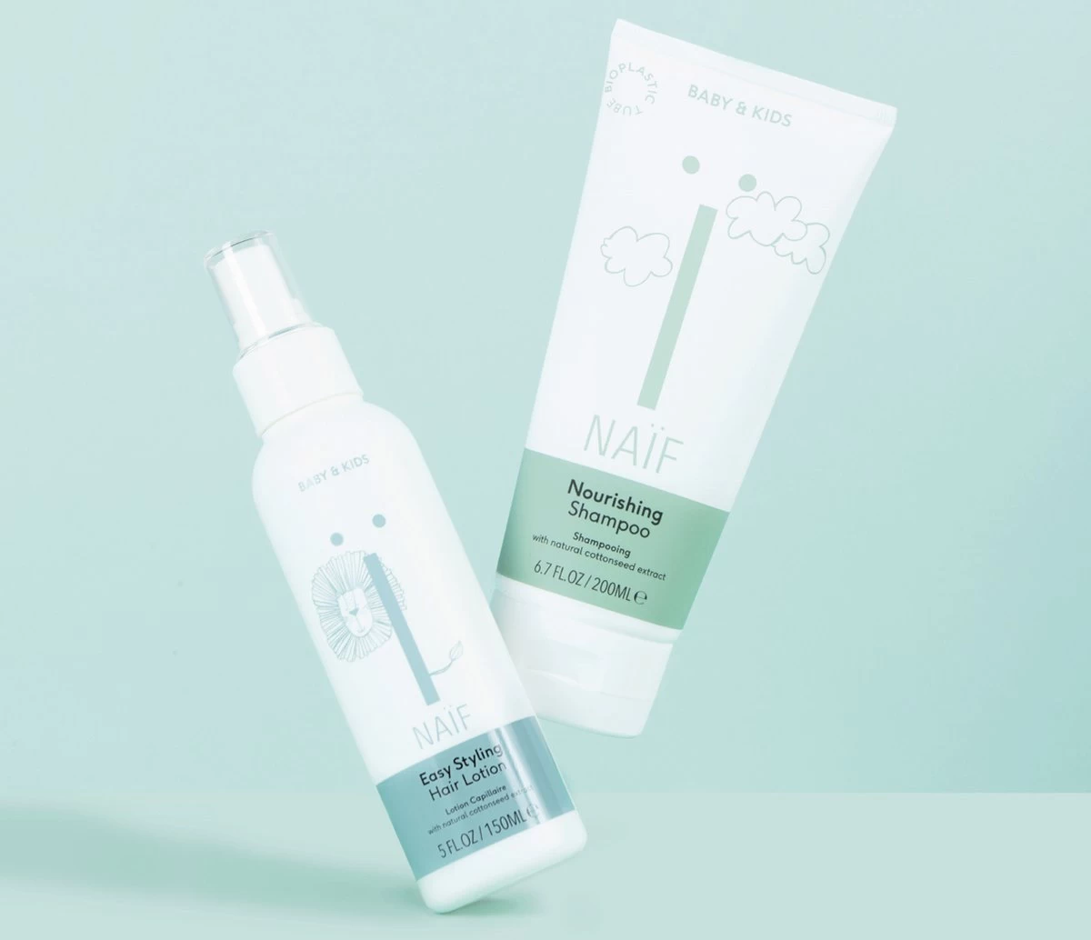 Naïf Easy Styling Haarlotion - Baby En Kids - 2 X 150ml - Met Natuurlijke Ingrediënten 3 Naïf Easy Styling Haarlotion - Baby En Kids - 2 X 150ml - Met Natuurlijke Ingrediënten - Afbeelding 3