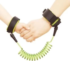 Polsbandje Kinderen | Polstuigje | Kindertuigje | Groen | 2.5 Meter