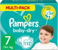 Pampers® Pampers Baby-Dry Luiers - Maat 7 (+15 Kg) - 112 Stuks - Multi-Pack -Babyproducten Uitverkoop 1200x1045 5
