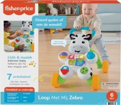 Fisher Price Fisher-Price Loop Met Mij Zebra - Looptrainer -Babyproducten Uitverkoop 1200x1048