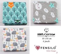 Flanellen Luiers - 80 X 80cm - 6 Pack - Flanellen Doeken Van Flanel Katoen - Mint - Fensilo -Babyproducten Uitverkoop 1200x1055 3