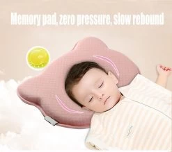 MINIIYOU® Orthopedisch Baby Hoofdkussen - Blauw - Plat Hoofd - Katoen - Traagschuim Vulling 9 MINIIYOU® Orthopedisch Baby Hoofdkussen - Blauw - Plat Hoofd - Katoen - Traagschuim Vulling -Babyproducten Uitverkoop 1200x1062 2