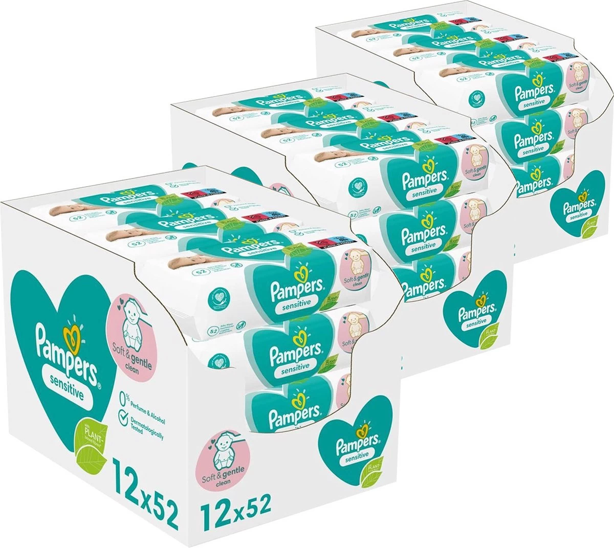 Pampers® Pampers - Sensitive - Billendoekjes - 1872 Doekjes - 36 X 52 1 Pampers® Pampers - Sensitive - Billendoekjes - 1872 Doekjes - 36 X 52