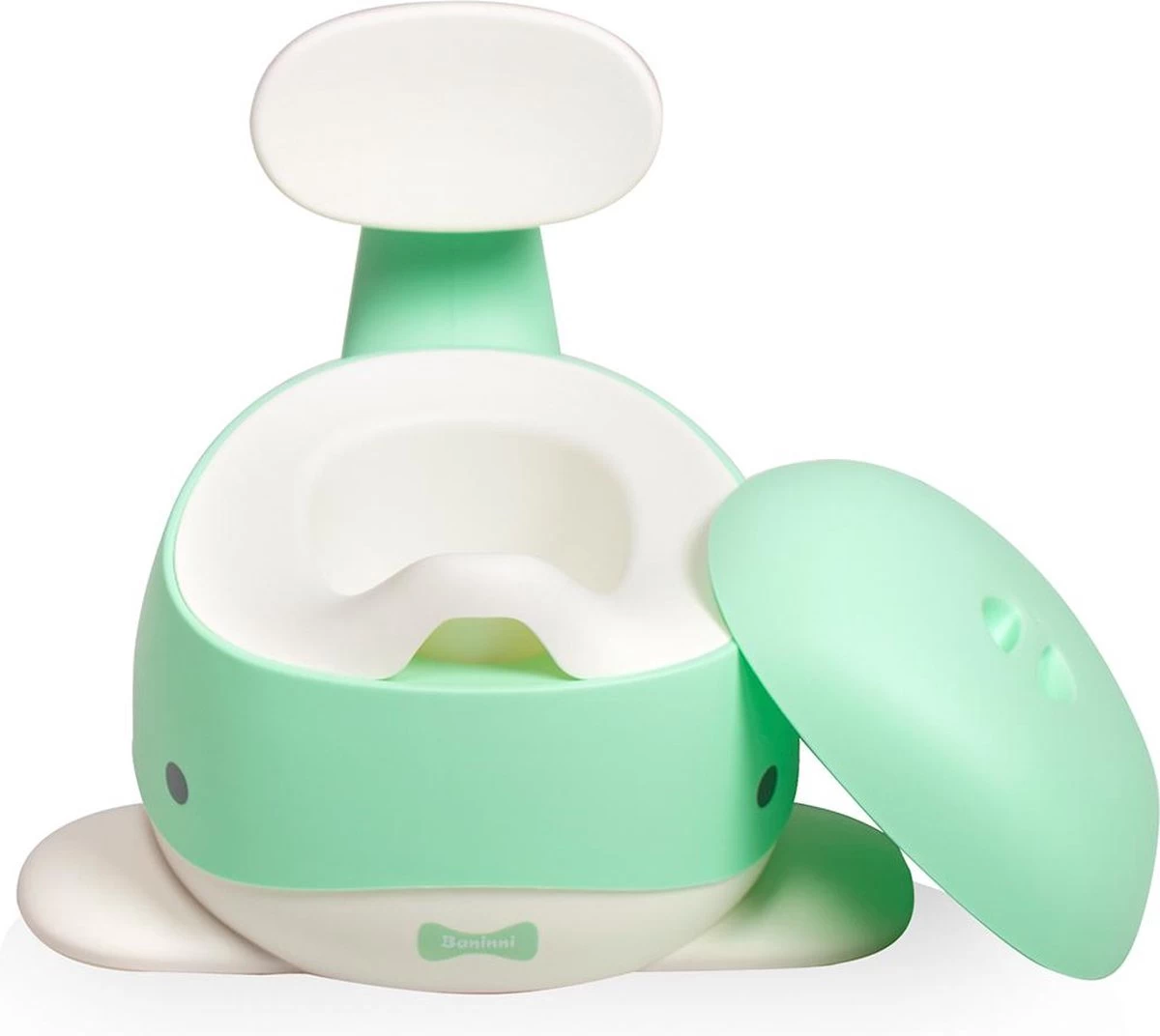 Baninni Plaspotje Potty Whale Munt 1 Baninni Plaspotje Potty Whale Munt