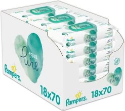 Pampers® Pampers Aqua Pure Billendoekjes – 1260 Doekjes