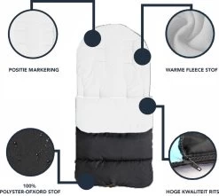 Achaté Voetenzak - Voor Kinderwagen Of Stoeltje – Baby Slaapzak - Autostoel - Wit -Babyproducten Uitverkoop 1200x1075 1
