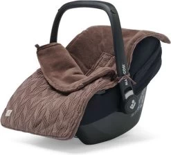 Jollein Voetenzak Voor Autostoel & Kinderwagen - Spring Knit - Rosewood