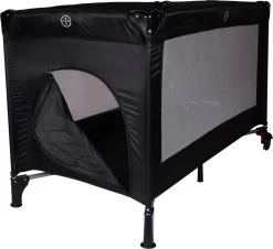Ding Deluxe Black Campingbedje Incl. Bodemverhoger -Babyproducten Uitverkoop 1200x1099 2