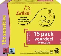Zwitsal Sensitive Billendoekjes Alcoholvrij - 855 Doekjes - Voordeelverpakking -Babyproducten Uitverkoop 1200x1104 10