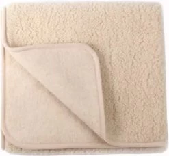 WOLLIES Amsterdam - Wieg Deken - Amandel - Merino Wol - 75 X 100 CM