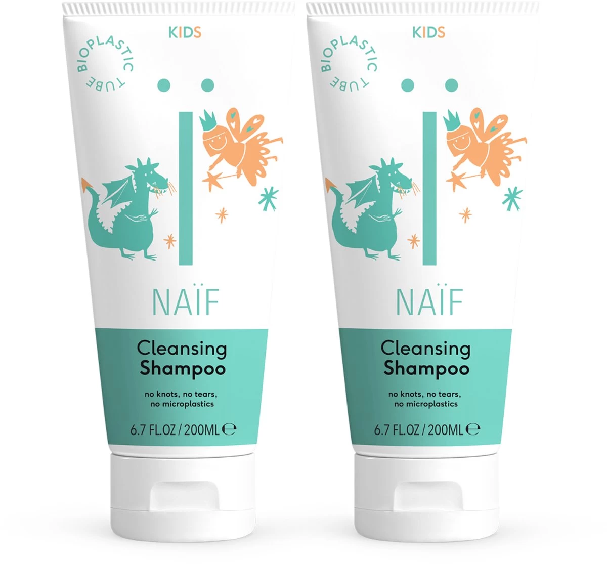 Naïf Voedende Shampoo - Kids - 200ml - Voordeelverpakking - Met Natuurlijke Ingrediënten 1 Naïf Voedende Shampoo - Kids - 200ml - Voordeelverpakking - Met Natuurlijke Ingrediënten