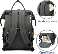 Luiertas (rugzak) Zwart 15 Luiertas (rugzak) Zwart -Babyproducten Uitverkoop 1200x1118