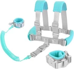 MijnNami 2 In 1 Harnas En Polstuigje – Kindertuigje En Polstuigje Met Slot – Mint -Babyproducten Uitverkoop 1200x1118 3