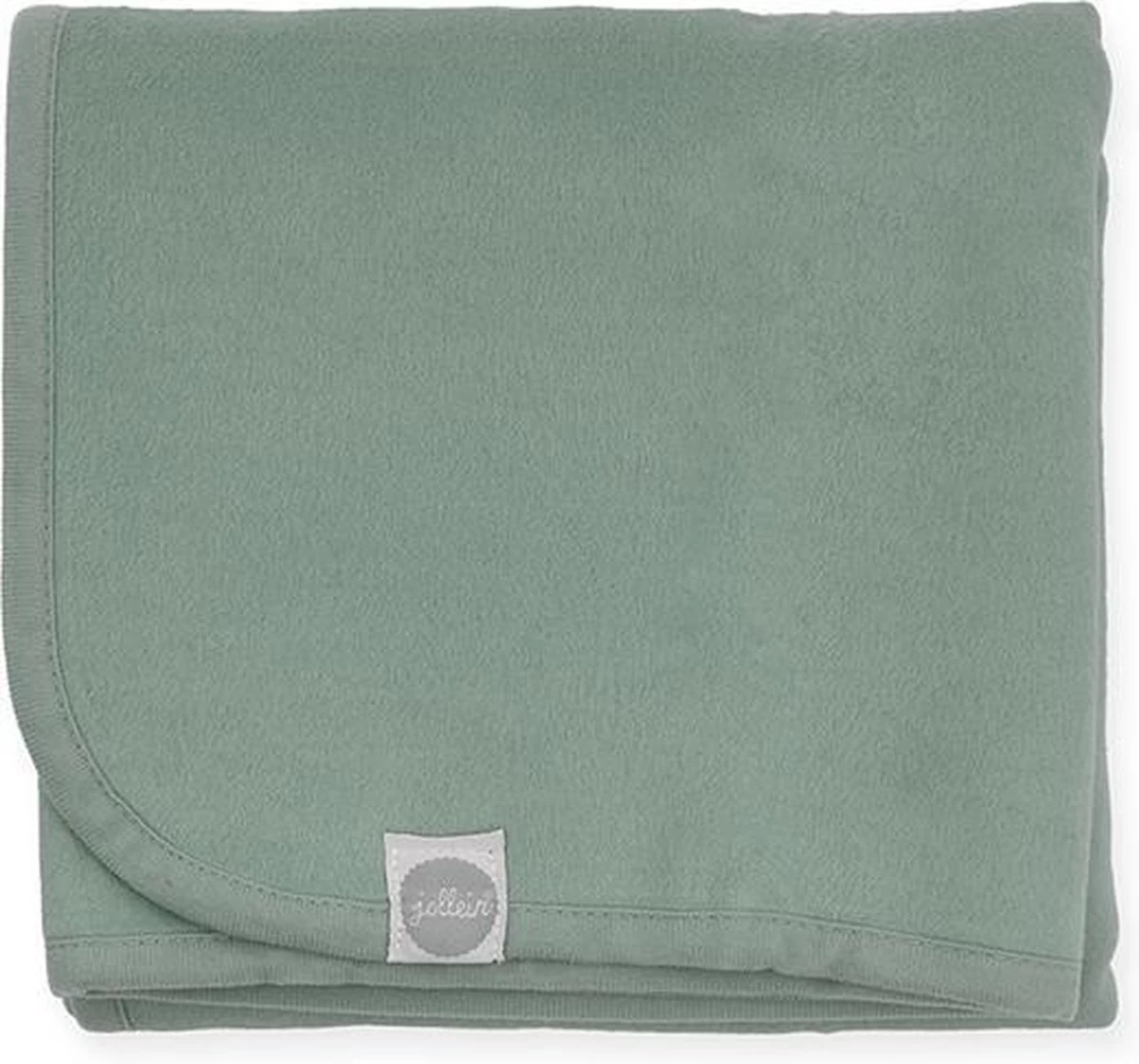 Jollein Baby Deken Ledikant 100x150cm - Ash Green 1 Jollein Baby Deken Ledikant 100x150cm - Ash Green
