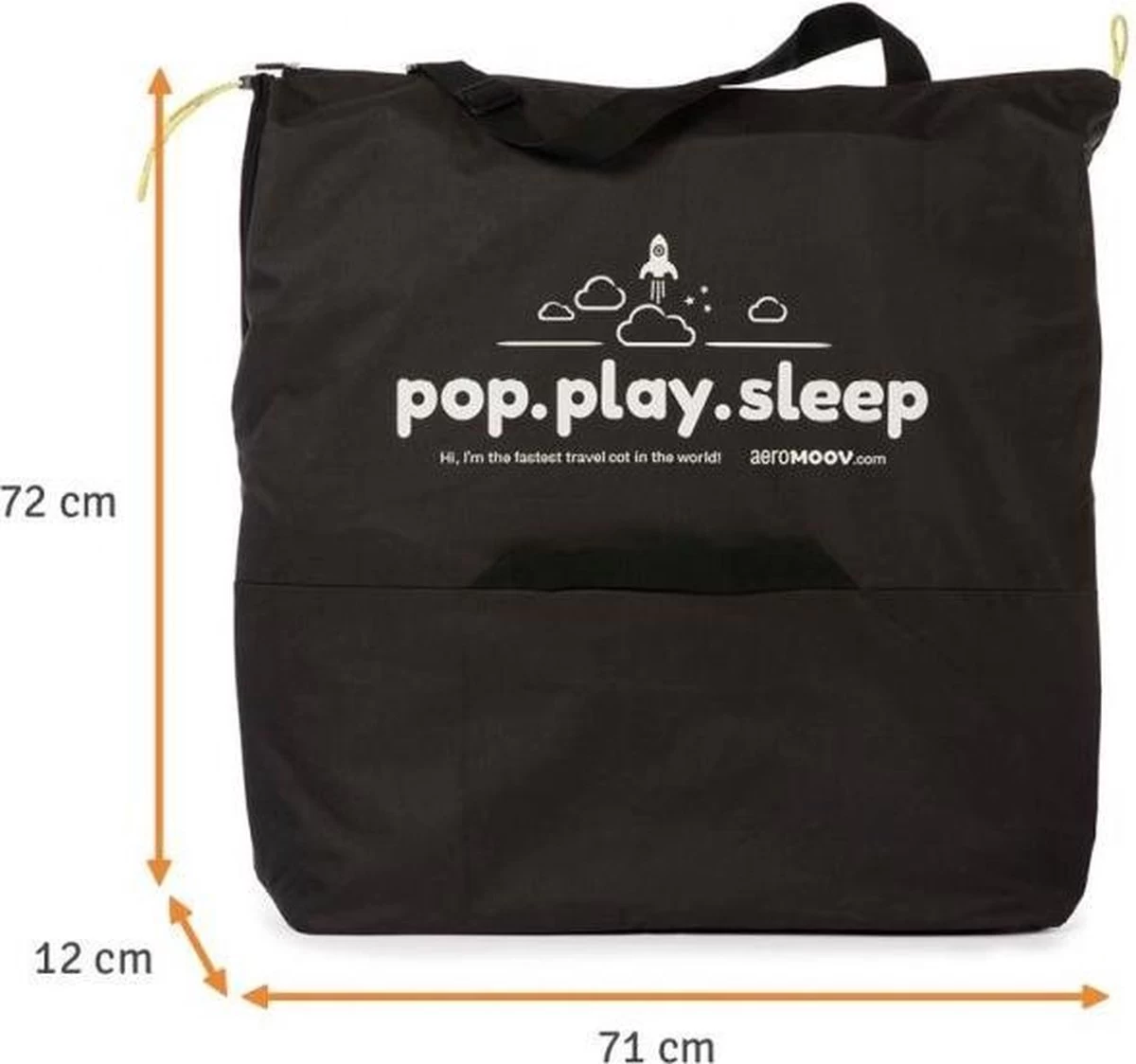 AeroMoov Instant Travel Cot Reisbed - Giraph Sky 16 AeroMoov Instant Travel Cot Reisbed - Giraph Sky - Afbeelding 16