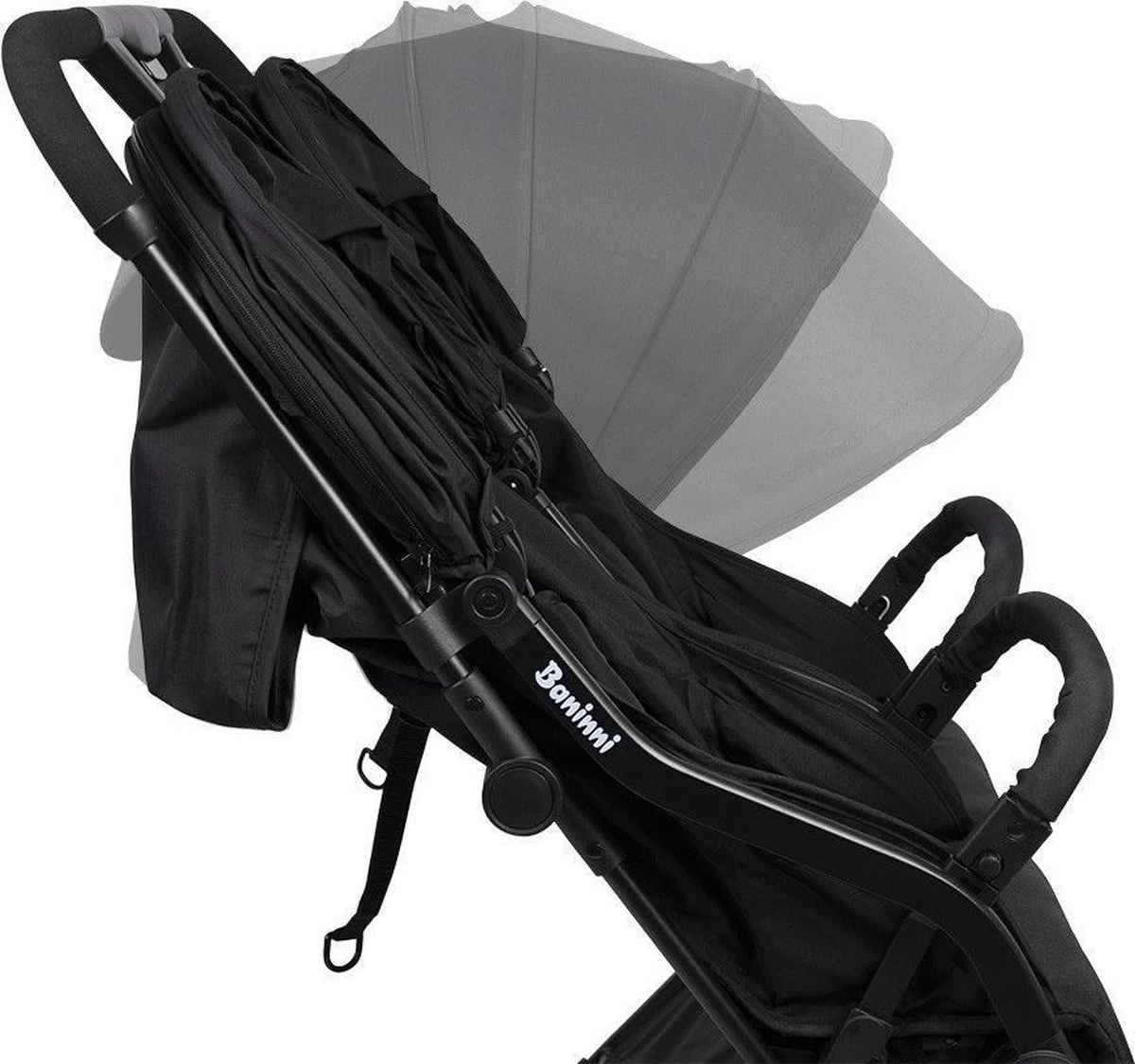 Baninni Duo Buggy Adige Zwart 16 Baninni Duo Buggy Adige Zwart - Afbeelding 16