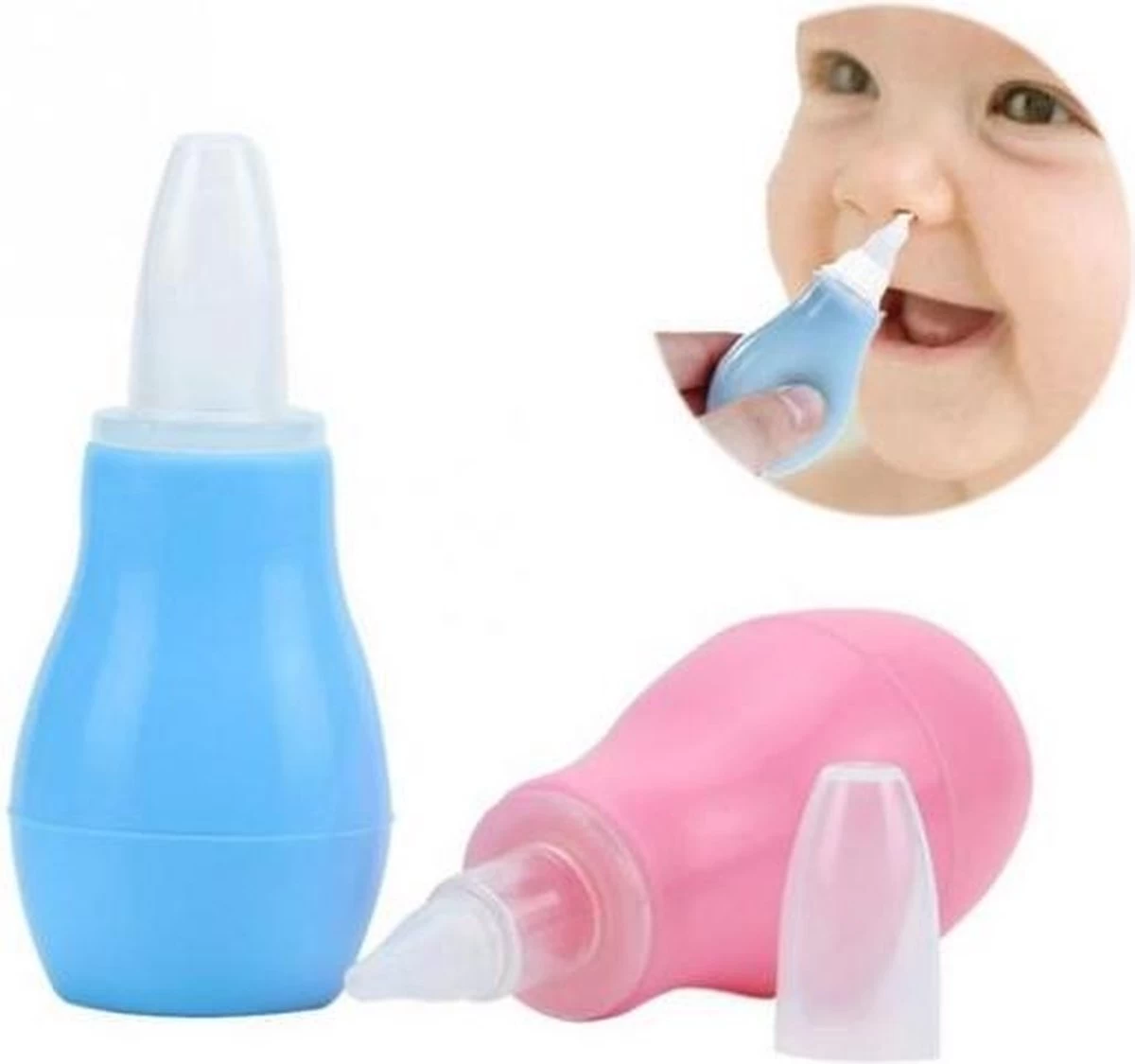 Neus Reiniger Voor Baby's - Neus Cleaner Blauw 1 Neus Reiniger Voor Baby's - Neus Cleaner Blauw