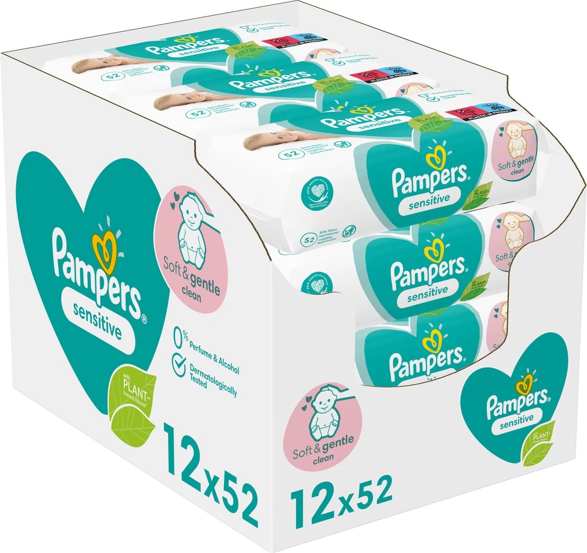 Pampers® Pampers - Sensitive - Billendoekjes - 1872 Doekjes - 36 X 52 2 Pampers® Pampers - Sensitive - Billendoekjes - 1872 Doekjes - 36 X 52 - Afbeelding 2