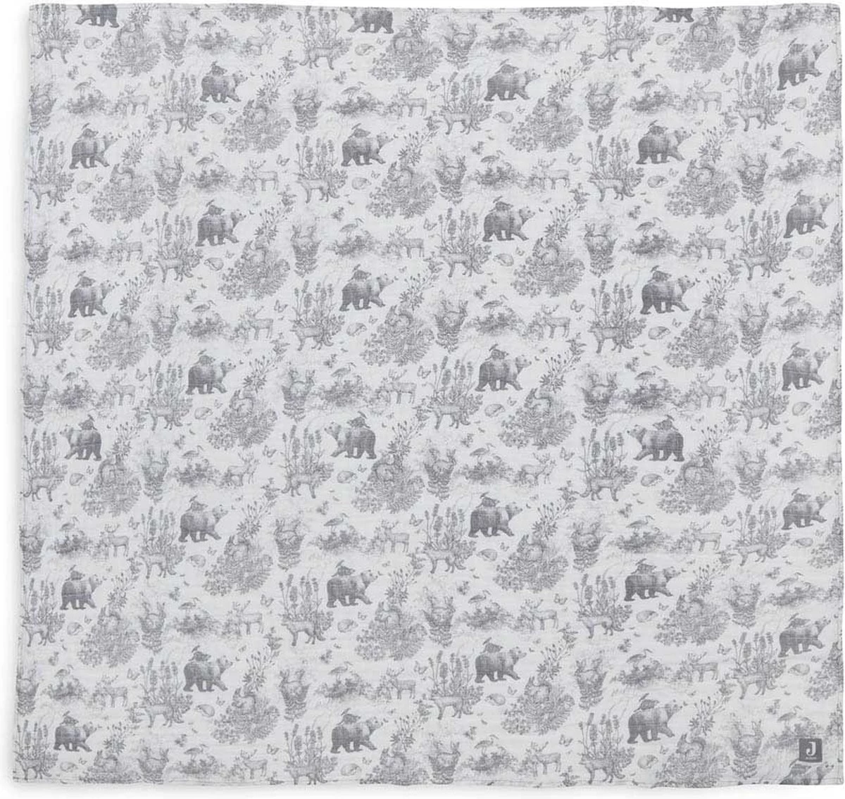 Jollein Hydrofiele Doek 115x115cm Pimpelmees - Forest Animals 10 Jollein Hydrofiele Doek 115x115cm Pimpelmees - Forest Animals - Afbeelding 10