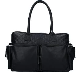 Kidzroom Vision Of Love Luiertas - Zwart - Verschoonmatje - Verstelbare Schouderband -Babyproducten Uitverkoop 1200x1137