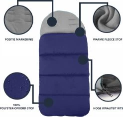 Achaté Voetenzak - Voor Kinderwagen Of Stoeltje – Baby Slaapzak - Autostoel - Donkerblauw 14 Achaté Voetenzak - Voor Kinderwagen Of Stoeltje – Baby Slaapzak - Autostoel - Donkerblauw -Babyproducten Uitverkoop 1200x1137 3
