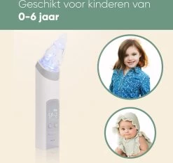 AQUILA Elektrische Neusreiniger Voor Baby En Kinderen - Neuszuiger Baby - Neuspeer - Vrij Van BPA - Oplaadbaar - 3 Standen, Muziek En Licht Voor Afleiding -Babyproducten Uitverkoop 1200x1139 7