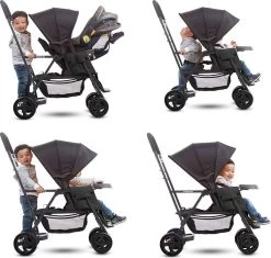Joovy Caboose Graphite Stand On Tandem Buggy - Zwart - Duo Buggy - Dubbele Buggy -Babyproducten Uitverkoop 1200x1142 4