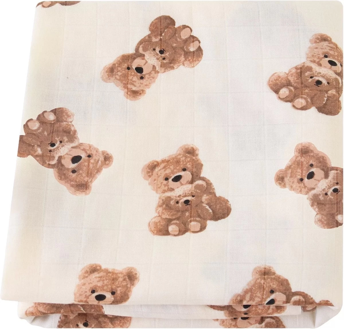Hydrofiele Doek - Hydrofiele Doek XL - Teddybeer - 120x120cm - Hydrofiel - Swaddle - Multidoek - Superzacht - Hydrofiele Luier -XL - Bamboe - Hydrofiele Doek Teddybeer - Omslagdoek - Emmailloter - Kraamcadeau 1 Hydrofiele Doek - Hydrofiele Doek XL - Teddybeer - 120x120cm - Hydrofiel - Swaddle - Multidoek - Superzacht - Hydrofiele Luier -XL - Bamboe - Hydrofiele Doek Teddybeer - Omslagdoek - Emmailloter - Kraamcadeau