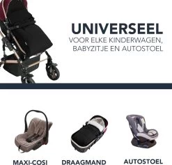 Achaté Voetenzak - Voor Kinderwagen Of Stoeltje – Baby Slaapzak - Autostoel - Zwart -Babyproducten Uitverkoop 1200x1149 7