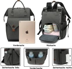 Luiertas (rugzak) Zwart 12 Luiertas (rugzak) Zwart -Babyproducten Uitverkoop 1200x1151 1