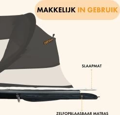 Deryan Baby Luxe Campingbedje – Inclusief Zelfopblaasbare Matras - Zwart 18 Deryan Baby Luxe Campingbedje – Inclusief Zelfopblaasbare Matras - Zwart -Babyproducten Uitverkoop 1200x1151 3