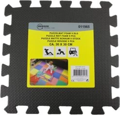 Benson 9 Stuks Zwarte Puzzel Vloertegels Foam 30 X 30 Cm - Puzzel Speelmat - Baby/peuter Speelgoed Matten -Babyproducten Uitverkoop 1200x1158