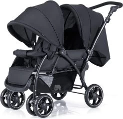 Deryan Luxe Elena Dubbele Buggy- Duo Buggy – Tandem Buggy – Compact En Lichtgewicht -Babyproducten Uitverkoop 1200x1161 1