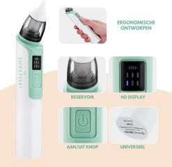 SP Lifestyle ® Neusreiniger Baby - Elektrische Neuszuiger Met USB - Snoetenpoetsers - Snotzuiger Baby - 6 Verschillende Standen -Babyproducten Uitverkoop 1200x1166 27